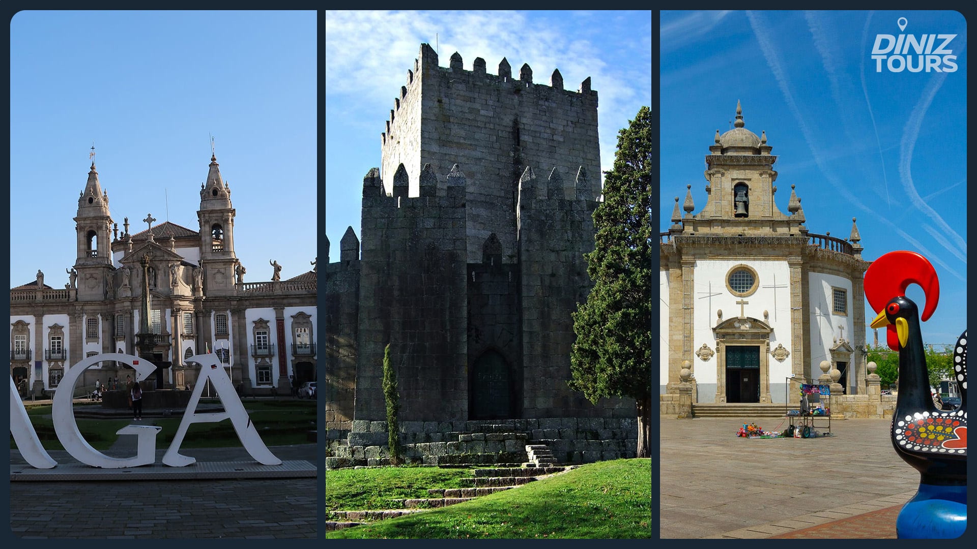 Braga - Guimarães - Barcelos - Portugal